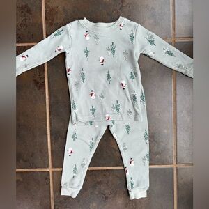 Carters Christmas/winter pajama set. 18 months.